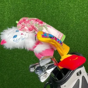 New Design Golf Accessories Women Driver Club Golf Head Cover Pink Elegance Customized Driver Golf 777 Headcover