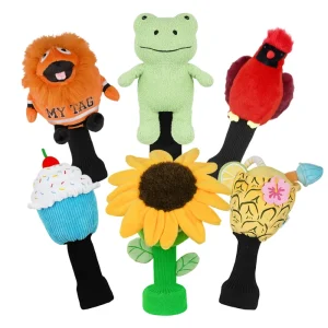 New Design Golf Head Covers Premium Quality Golf Accessories Funny Animal Plush Driver Golf Headcover