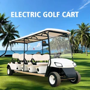 New Design High Comfortable 72V 8 Seats Battery Electric Golf Carts for Sightseeing