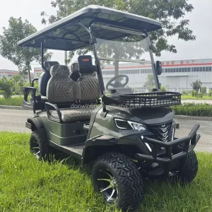 New Design Luxury Off Road Electric Golf Carts Maintenance Pickup Golf Cart Buggy Car