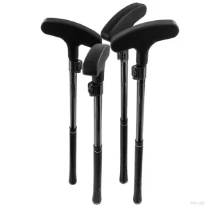 New Design Retractable Aluminum Alloy Shaft Golf Putter Rubber Adjustable Length for Kids Adults Ambidextrous Golf Training Club