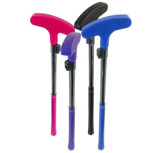 New Design Retractable Aluminum Alloy Shaft Golf Putter Rubber Adjustable Length for Kids Adults Right Left Handed Training Club