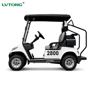 New Designed 2 Passenger Buggy Golf Cart Electric Golf Carts with Four Wheel Hydraulic Disc Brakes