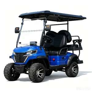 New Electric 4 Passenger Golf Cart with Front Bumper 30 50Km h Speed 70 90km Range EEC DOT CE GCC Certified