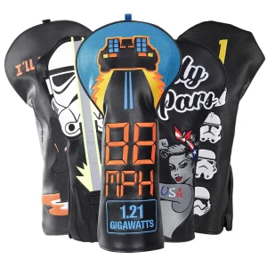 New Golf Club Accessories Golf Wood Covers Leather Custom Golf Driver Headcover With Exquisite Design