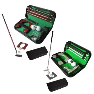 New Golf Putting Practice Equipment Folding Three section Golf Putting Kit Golf Accessory Practice Tool