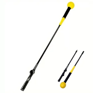 New Golf Swing Training Aid Tool Detachable Golf Swing Warmup Trainer with Silicone Head and Rubber Trainer Grip
