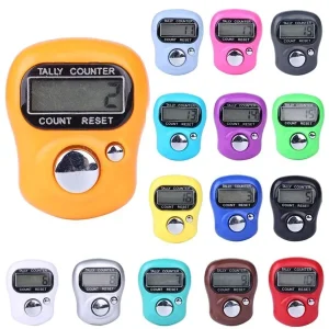 New Hot Finger Counter 5 Digit LCD Electronic Digital Display Finger Hand Tally Counter Counting for Golf Goods Lap Knitting