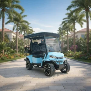 New Model 4 Seater 5kW Motor Electric Lithium DOT Certified Golf Cart for Golf Course and Neighborhood Transport