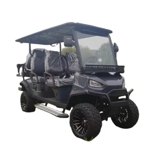 New Model 4+2 Seater Electric Lifted Golf Cart