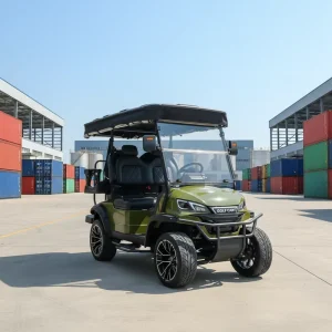 New Model Customization 5KW AC Motor 4 Seater 48V Lithium Battery Electric Golf Cart for Golf Courses and Clubs
