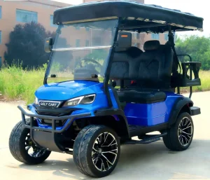 New Model Customized Certified Street Legal 4 Seaters 48V Lithium 5kw Motor Electric Golf Cart for Golf Courses Use