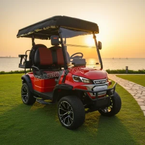 New Model DOT Certified Street Legal 4 Seater 48V Lithium 5kW Motor Electric Golf Cart for Golf Courses Use