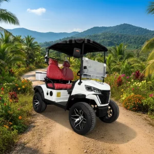 New Model Electric Golf Cart Comfortable 3-4 Seat Safe and Convenient with Remote Control 90km Range