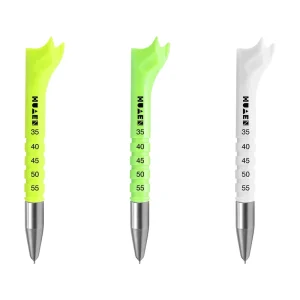 New Style Eco friendly Stainless Steel Golf Tee Club Face Cleaner Height Markers Holder 3 Colors PC Golf Tees Factory ODM/OEM