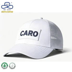 New Trending Stuctured Panels Adult Adjustable Baseball Cap with Breathable Mesh Back for Unisex Outdoor Sports Golf Wear