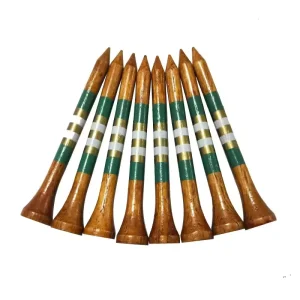 New Wooden Bamboo Golf Tee Can Be Printed with Logo Golf Accessories Convenient for Fixing