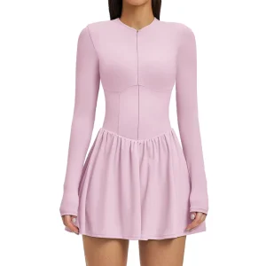 New style Women Comfort Soft Lightweight Quick Dry Tennis Skirt Golf Dress with Pockets Customized logo