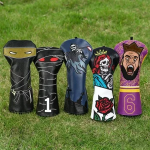 Ninja Mummy Golf Club Head Covers Luxury Golf Cover Golf Accessories Gift Driver Club Golf Headcover