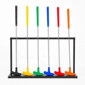Non Adjustable 6 Length Stainless Shaft Double Sided Mini Golf Club Putter for Children to Junior Putting Training Aids