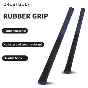 Non Slip Rubber Golf Club Grips Standard Midsize All Weather Golf Iron Wood Grips OEM Custom Logo