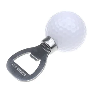 Novelty Item for the Golf Lover and Beer Enthusiast White Golf Ball Bottle Opener