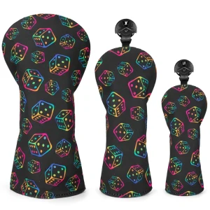 Nylon Driver and Wood Golf Club Headcovers