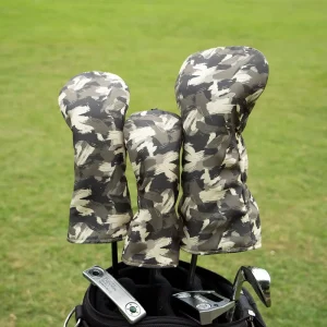 Nylon Golf Club Head Covers with Custom Logo Printing for Driver