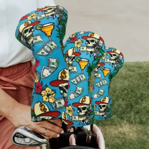 Nylon Golf Driver, Fairway Wood, and Hybrid Headcover Set
