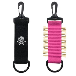 Nylon Golf Gloves with Magic Tape and Double Sided Tee Holder Clip Golf Training Aids