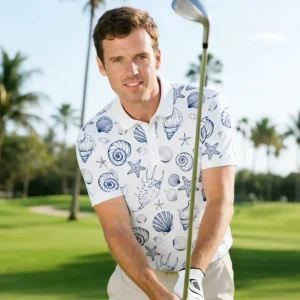 ODM Golf Clothes GEEDA Sports Wear Manufacturer Unisex Short Sleeve Golf Polo Shirts Quick Dry Polyester Spandex Golf Outfit