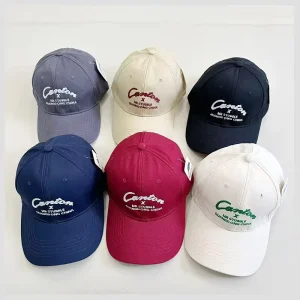 OEM 6 Panel Cotton Baseball Cap with Custom Embroidery Vintage Streetwear Hat Low MOQ Direct Price