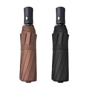 OEM Automatic Folding Umbrella for Rain Business Sun and Wind Protection UV Umbrella