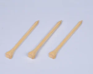 OEM Bamboo Golf Tee 4 Prong Custom Logo Eco Friendly Golf Tees Wood Natural Golf Tee with Nice Packaging