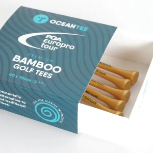 OEM Bulk Bamboo Wooden Golf Tees Set With Gifts Packing Custom Matchbook Cardboard Box