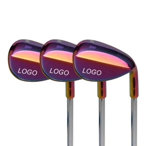 OEM China Factory Unisex Right Handed Golf Wedge Set with Rubber Grip Stainless Steel