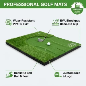 OEM Custom 9 Hole 18 Hole Golf Putting Green Mini Golf Course Durable Golf Training Aids