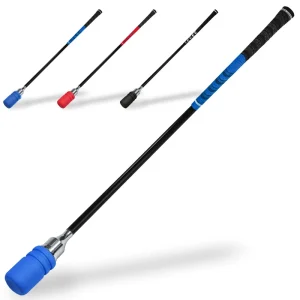 OEM Custom Durable Unbreakable Golf Swing Training Rod Stick Speed Correction for Indoor Outdoor Use Black Blue Red Colors