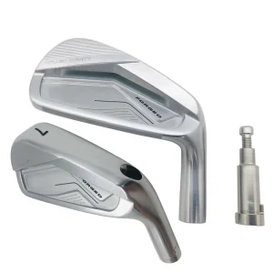 OEM Custom Factory Soft Steel Replaceable Rod Section Graphite Shaft Irons Head Clubs Forged Golf Iron Head