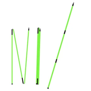 OEM Custom Golf Alignment Sticks Premium Fiberglass Golf Training Aids UV Resistant Coating Rubber Caps Putting Swing Posture