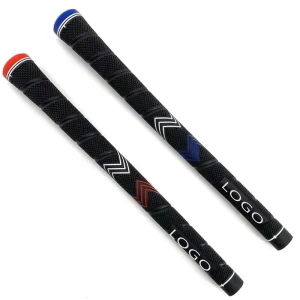 OEM Custom Golf Club Grips Soft Rubber Material Standard Size Iron Golf Grip With Custom Logo