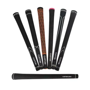 OEM Custom Logo High Quality Durable Non-Slip Rubber Golf Putter Grips Black