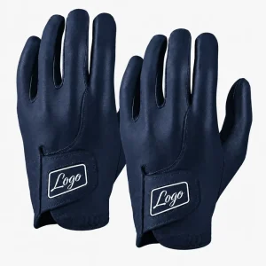 OEM Custom Logo Premium Genuine Cabretta Leather Full Finger Golf Gloves All Weather Breathable Professional for Hands