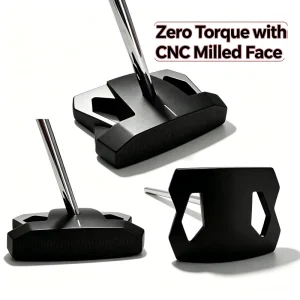 OEM Custom Logo Zero Torque Putter with Low Balance Center Shaft CNC Milling Face Right Handed and Left Handed Golf Putter Head