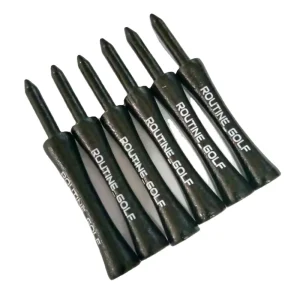 OEM Custom Manufacturer Natural Color Bamboo 54mm Step Down Golf Tees Holder and Sets with Fast Delivery