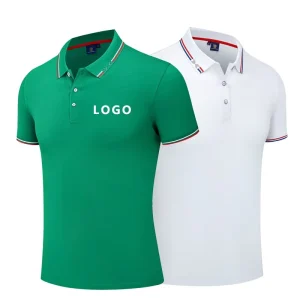 OEM Custom Men’s Golf Shirt Quick Dry Athletic Sportswear Oversized Fit Silk Screen Printed Eco Friendly Anti Wrinkle