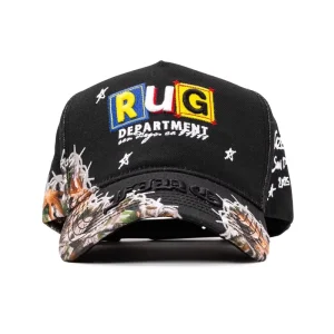 OEM Custom Original Gallo Fino Gorras Black 5 Panel Baseball Caps Gangster Embroidery Logo
