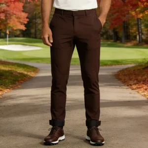 OEM Custom Professional Golf Apparel Manufacturers Recycled Dry Slim Plus Size Trousers Men’S Golf Jogger Pants Trousers