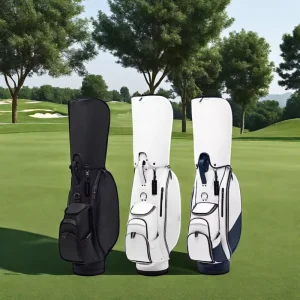 OEM Custom Staff Golf Bag Made From Durable PU Material Waterproof Golf Carry Bag