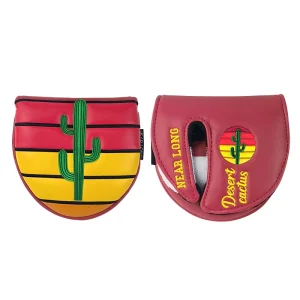 OEM Custom Waterproof Golf Club Covers for Wood Driver Putter Iron with Embroidered Logo and Magnetic Closure